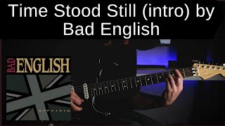 TIME STOOD STILL (intro) by Bad English | How to play :: Guitar Lesson :: Tutorial