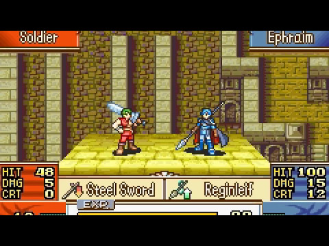 Fire Emblem 8 - The Sacred Stones [Hard Mode/Difficult] Chapter 9 (Ephraim) - Fort Rigwald