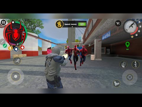 SPIDERMAN APPEARS IN Rope Hero Mafia City Wars | Android GamePlay