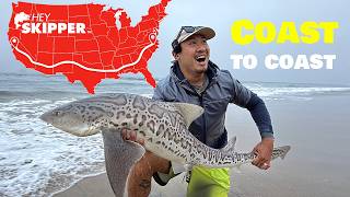 FISHING EVERY STATE From California to Florida! (1 Month Road Trip)