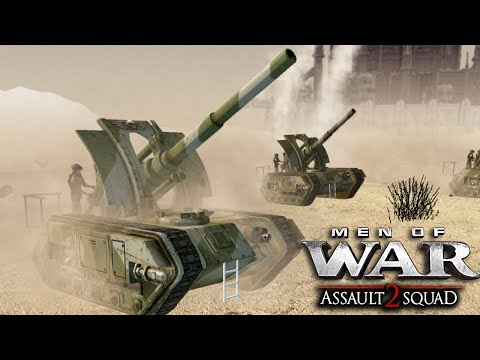 ULTIMATE MOD WARHAMMER 40K: Imperial Guard vs Eldar! - Men of War: Assault Squad 2