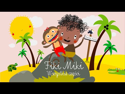 🟢 Przygody Małpki Fiki Miki – CAŁOŚĆ 72 minuty – audiobajka audiobook na dobranoc 👶🏻