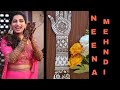 Nakshathra Nagesh Engagement Mehndi Recreation Video Design Inspired By Aravind Mehndi Artist