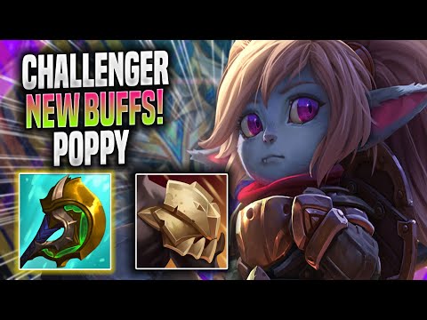 KOREAN CHALLENGER POPPY! - Korean Challenger Plays Poppy JUNGLE vs Ekko! | Season 2022