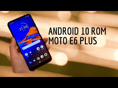 INSTALEI O ANDROID 10 ROM NO MOTO E6 PLUS!!!!