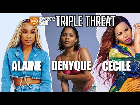 THE TRIPLE THREAT BY DJ JESSE ... ALAINE vs DENYQUE vs CECILE