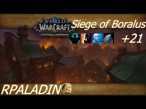 Wow BFA Season 4 +21 Siege of Boralus/RPALADIN