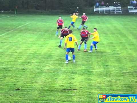 MKS Sławków - Źródło Kromołów 5:1 (gol samobójczy na 5:1)