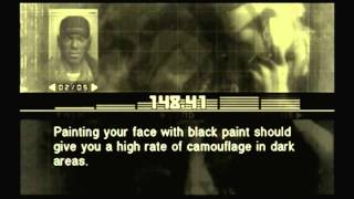 Metal Gear Solid 3 - Sigint - Camouflage - Black Face Paint