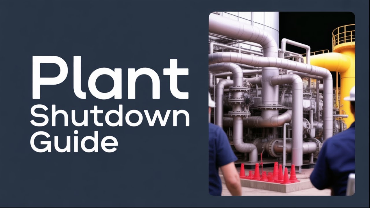 🔧 What is a Plant Shutdown and Turnaround? | 6 Phases for Reliable Execution