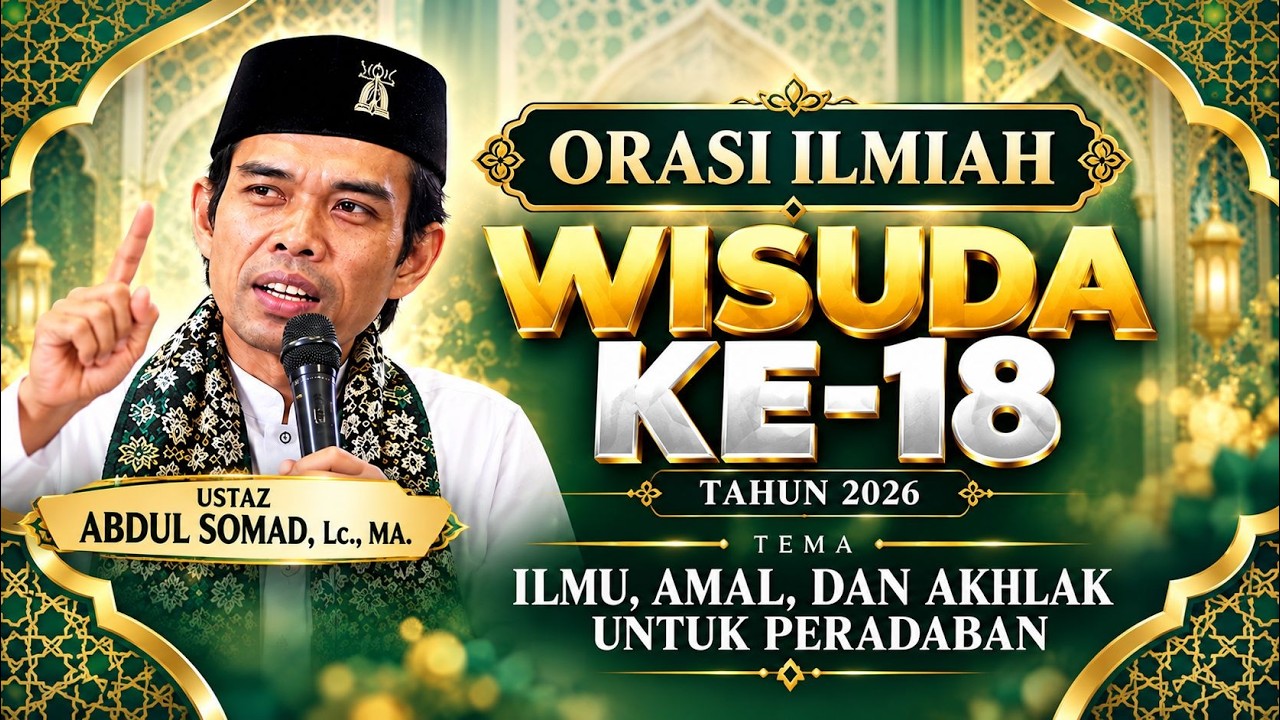 LIVE | TABLIGH AKBAR Wisuda XVIII ISNJ Bengkalis  | Ustadz Abdul Somad
