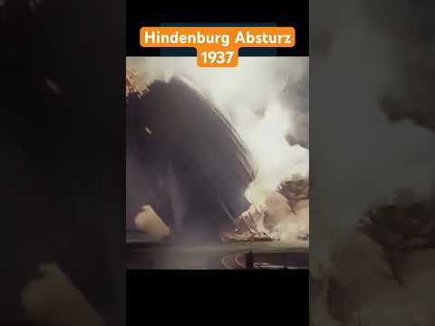 Der Hindenburg-Absturz  #Hindenburg #1930er #Geschichte #Luftschiffunglück