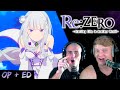 Re Zero Season 3 Opening Ending REACTION Anime OP Reaction