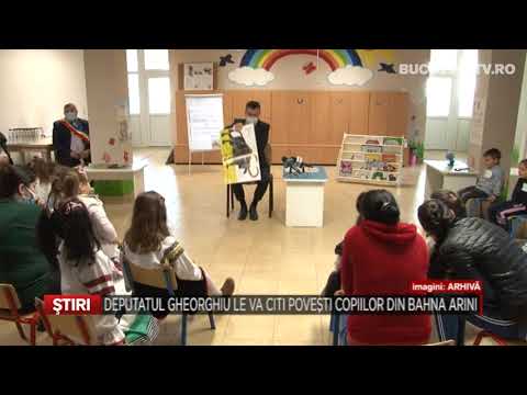 Deputatul Gheorghiu le va citi povesti copiilor din Bahna Arini