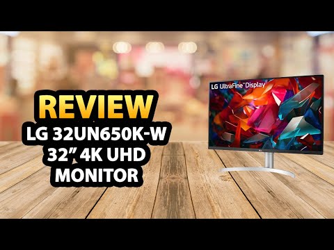 LG 32UN650K-W 32 Inch 4K UHD Monitor ✅ Review