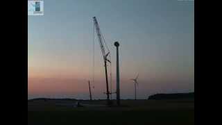 preview picture of video 'Windpower GmbH - Zeitraffer - Demontage WEA Winnberg1'