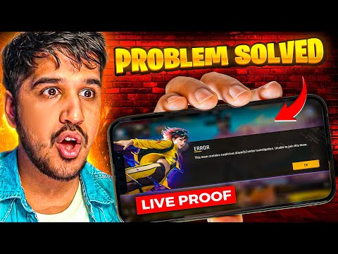 Free Fire Group Problem Solve Kaise Kare || ff group not being created problem solve 2025 ||