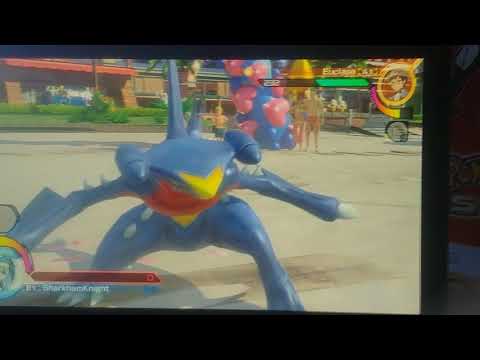 Pokken Tournament DX: Group Friendlies - Sharkham Knight vs Euclase (Poor Quality)