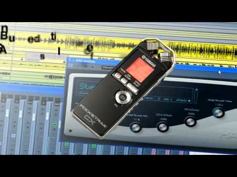 Used Yamaha Pocket Recorder Pocketrak CX with Original Box Cable Wind Screen image 5