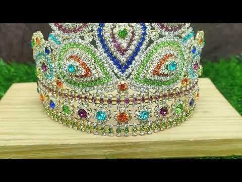 Deity Ornament Kreedam Mukut/Crown for God - size 6 video