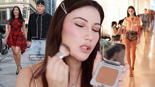 I Went to the Marc Jacobs Fashion Show! GRWM Using Marc Jacobs Makeup!