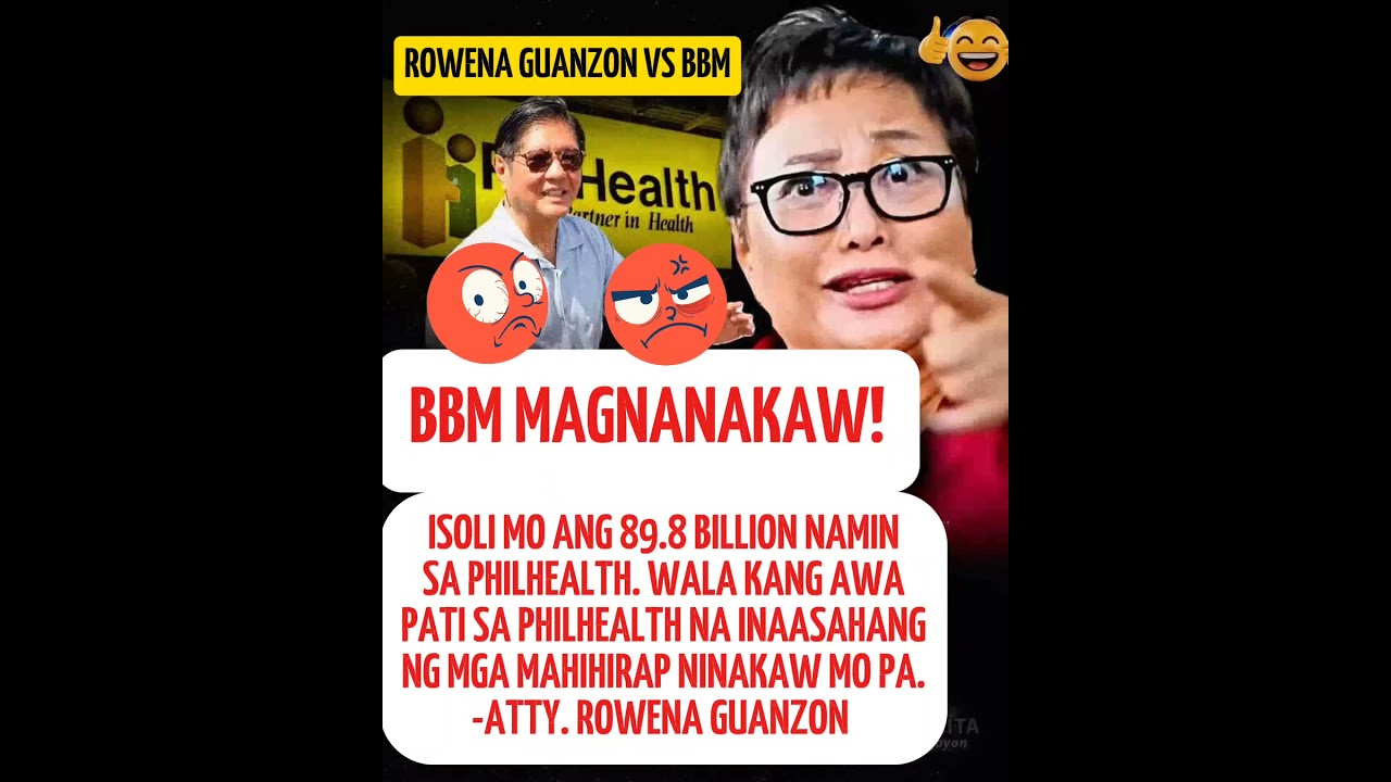 ROWENA GUANZON VS BBM: BBM MAGNANAKAW NG 89.8BILLION! #angry#lawyer#trending#foryou#shorts