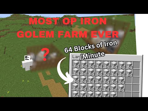 Insane Iron Golem Glitch Farm EXPOSED