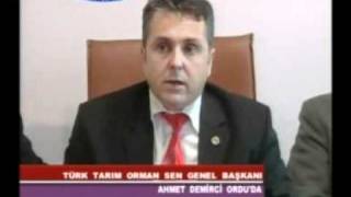 Ahmet Demirci Türk Tarım Orman Sen Türkiye Kamu Sen