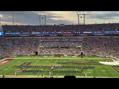 Notre Dame Top Gun halftime show at 2022 Gator Bowl