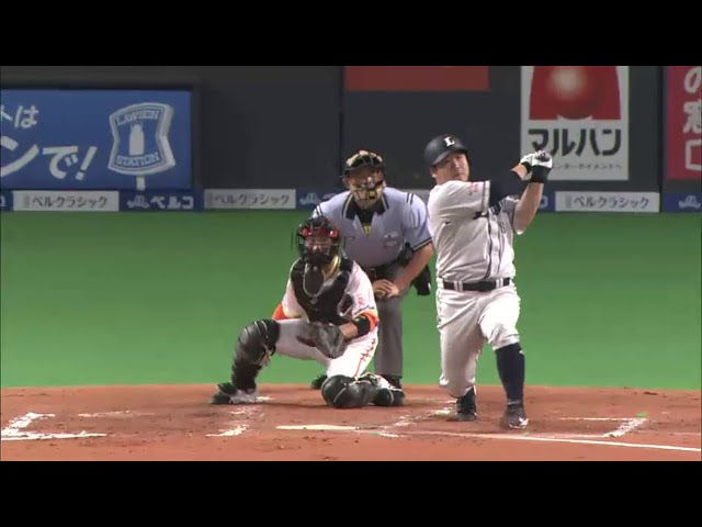 【3回表】ライオンズ中村が左翼席上段へ特大弾!! 23号3ランで4-0とリードを広げる!! 2014/8/22 F-L