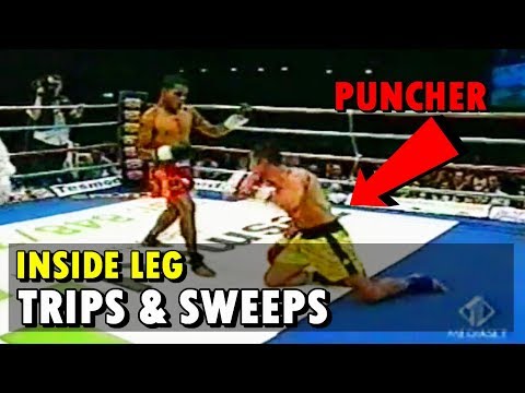 Inside Leg Trips & Sweeps | Tactics Against the Puncher (Muay Thai)