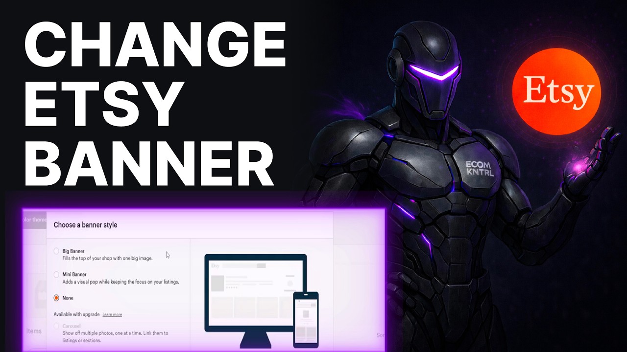 How To Change Etsy Store Banner (2026) | Shop Branding