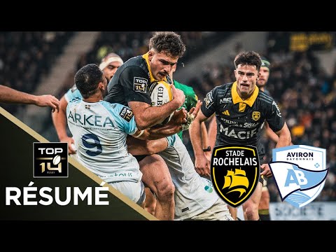 TOP 14 : Résumé partie complète La Rochelle vs Aviron Bayonnais: J12 - Saison 2025/26