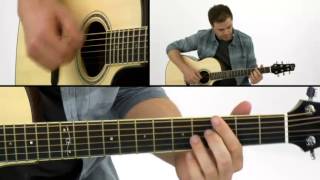 Acoustic Groove Guitar Lesson - #12 Walking Bass - Adam Miller