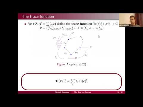 Pierrick Bousseau, "The flow tree formula for DT invariants of quivers with potentials" (1/2)