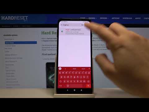 How to Activate High Contrast Text in XIAOMI Black Shark 3 – Show Invisible Sections