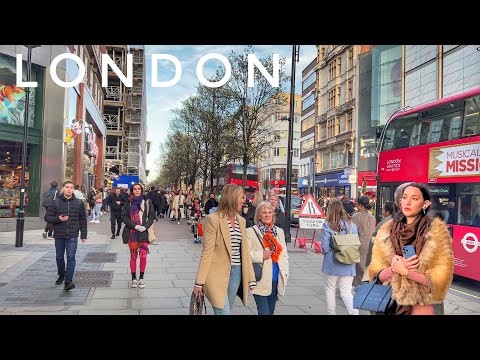 London City Walk | Walking The Bustling Streets of London | London Soho, Mayfair, Covent Garden