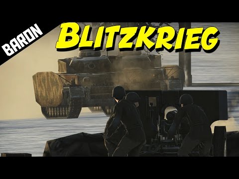 BLITZKRIEG!  (War Thunder) German Combined Arms!