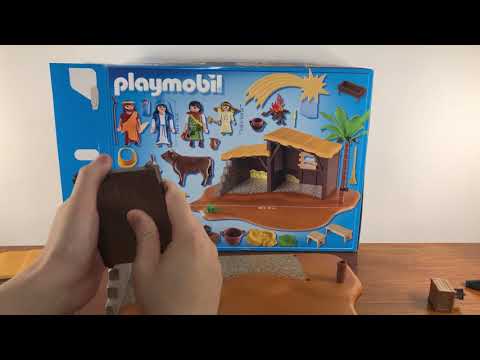 Unboxing  Playmobil 5588 - Nativity Stable with Manger