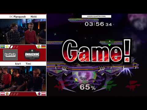 A4 - kiw1 / Timi Vs. Nicki / Pipsqueak - Losers Quarters - Melee Doubles