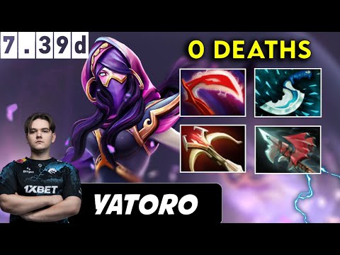 Yatoro Templar Assassin Safelane 0 Deaths - THE INTERNATIONAL 2025 Dota 2 Pro player Gameplay