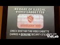 Piracy Warning Warner Home Video