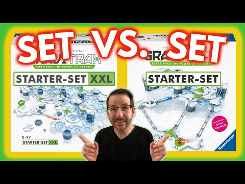GraviTrax XXL Starter Set vs. Starter Set (Marble Run Set Comparison)