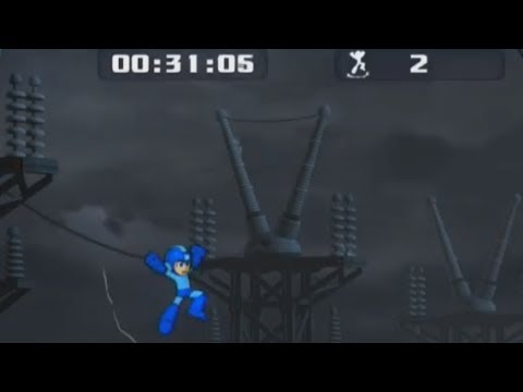 Mega Man 11 - Jump Saver Mode Gameplay (Challenge Mode)