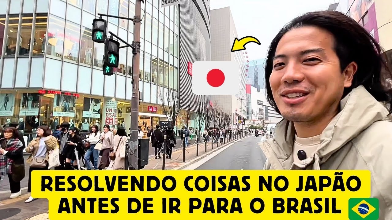 Sorting things out in Japan before going to Brazil