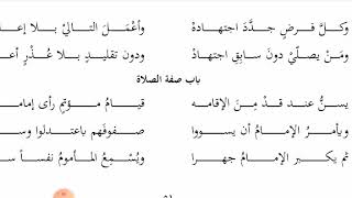صورة شرح ملح الناد- تتمة شرط استقبال القبلة وبداية باب صفة الصلاة - عامر بهجت