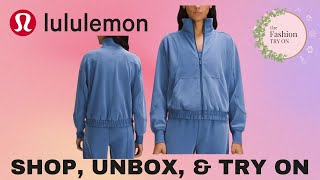 LULULEMON | Brushed Softstreme Funnel Neck Zip Up | The Fashion Try On