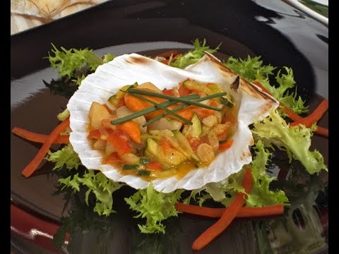 Jakobove kapice s povrćem iz woka - Fini Recepti