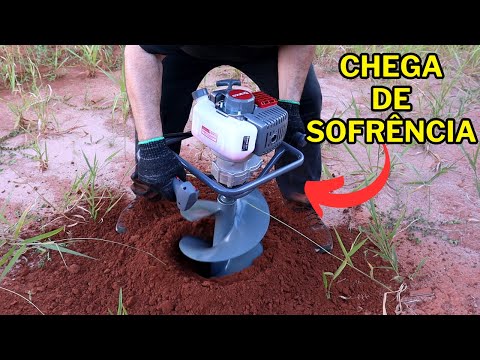 Perfurador de Solo BPS-52 da BRANCO - Review & Teste