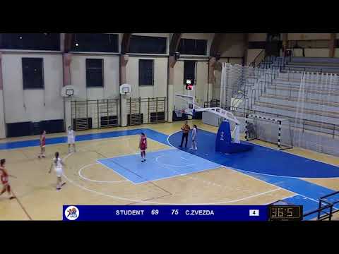 1ZLS 16. kolo / UŽKK Student - KKŽ Crvena Zvezda KOMBANK / 22.02.2020.